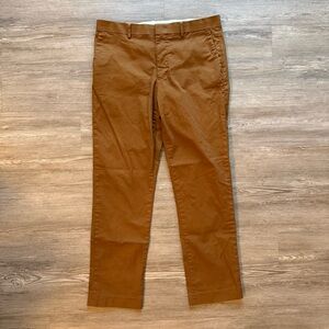 Murano Alex Fit Men’s Pants 34x32 Brown Cotton Stretch Chino Dress Casual